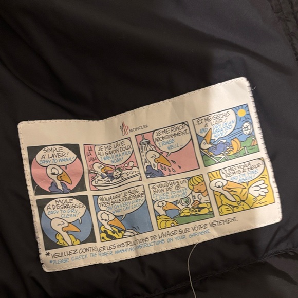 Moncler Girls Quilted Black Puffer Jacket with Detachable Hood 2T - Picture 9 of 11